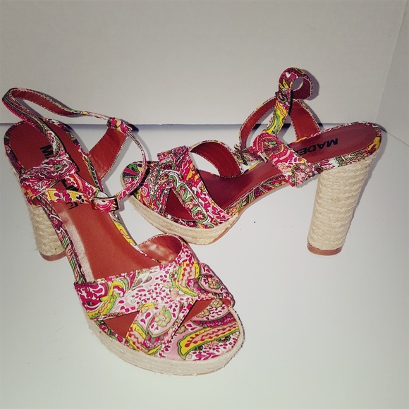 MADELINE GIRL - SANDCASTLE PLATFORM HEELS NWOB - Picture 2 of 8